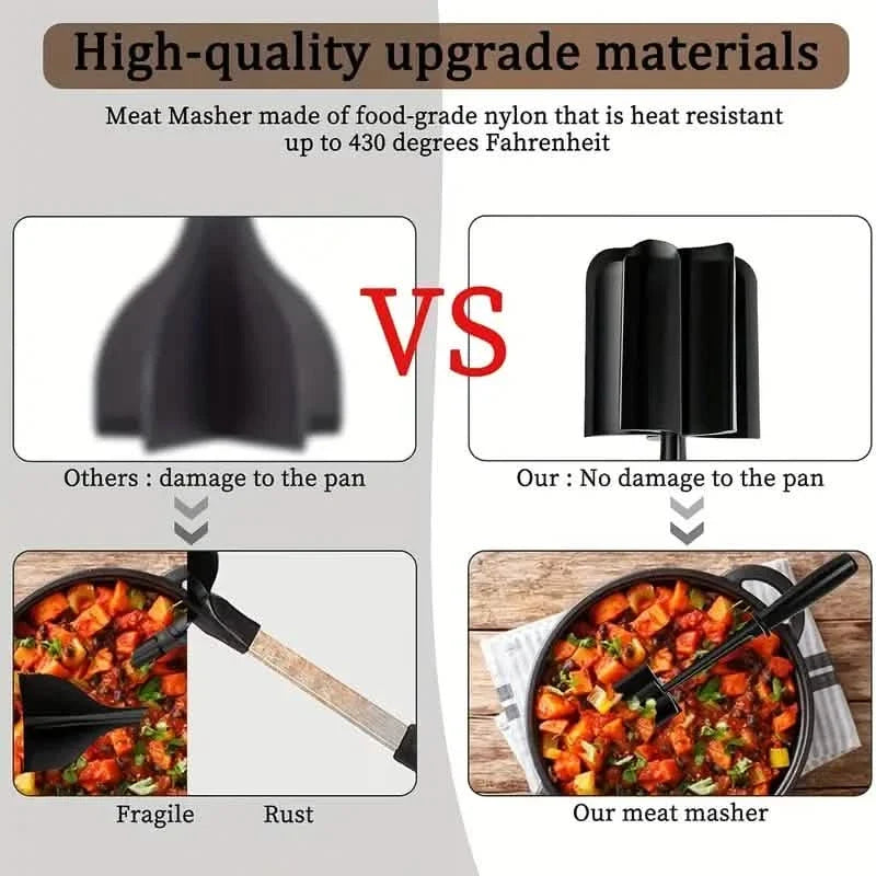 Kitchen Meat Chopper (Heat Resistant Non-Stick)